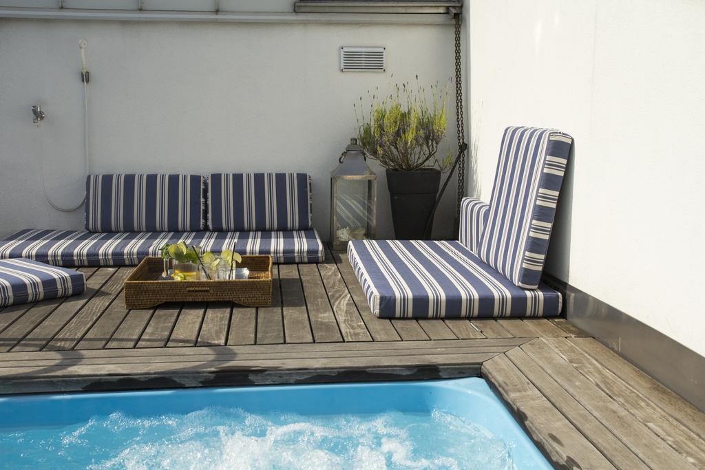 Pavi Apts Ljubljana - Private Rooftop Swimming Pool Kamer foto